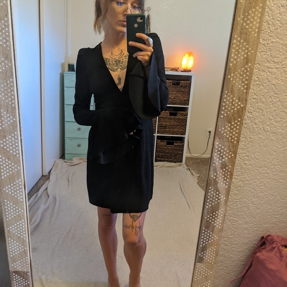 Free People bell sleeve dress - Picture 2 of 8